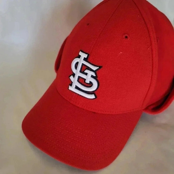 Vintage LST St. Louis Cardinals Mens Baseball Cap Red Adjustable Team MLB - Picture 2 of 12